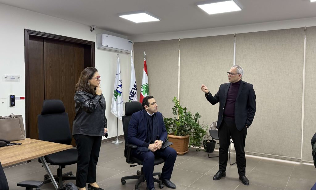 استقبل المجلس الوطني للبحوث العلمية السيدة لميا مبيض ود. وسام سمّوري