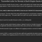Google Earth Engine Grants CNRS-L Partner Tier Access with Enhanced Computational Capacity