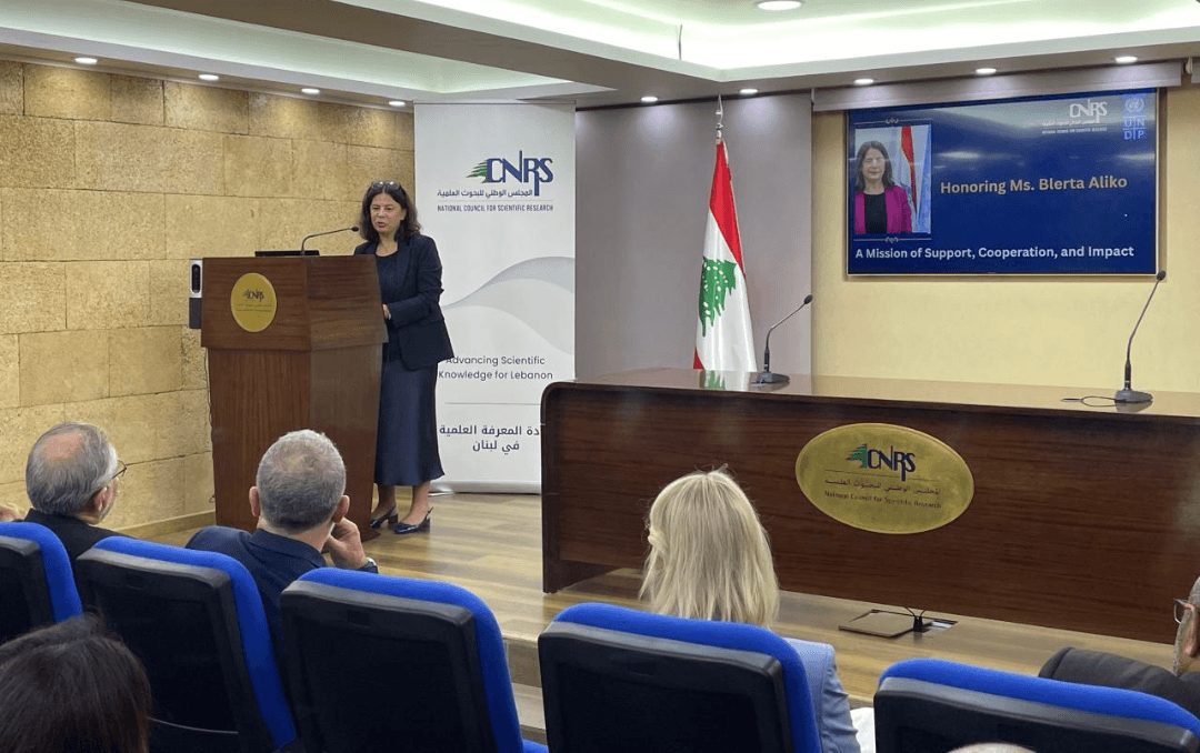 CNRS-L Honors Ms. Blerta Aliko on the Completion of Her Mission in Lebanon