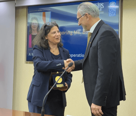 CNRS-L Honors Ms. Blerta Aliko on the Completion of Her Mission in Lebanon